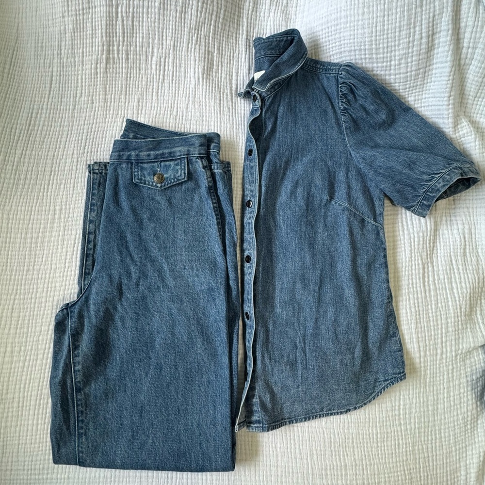 Aritzia Denim Set